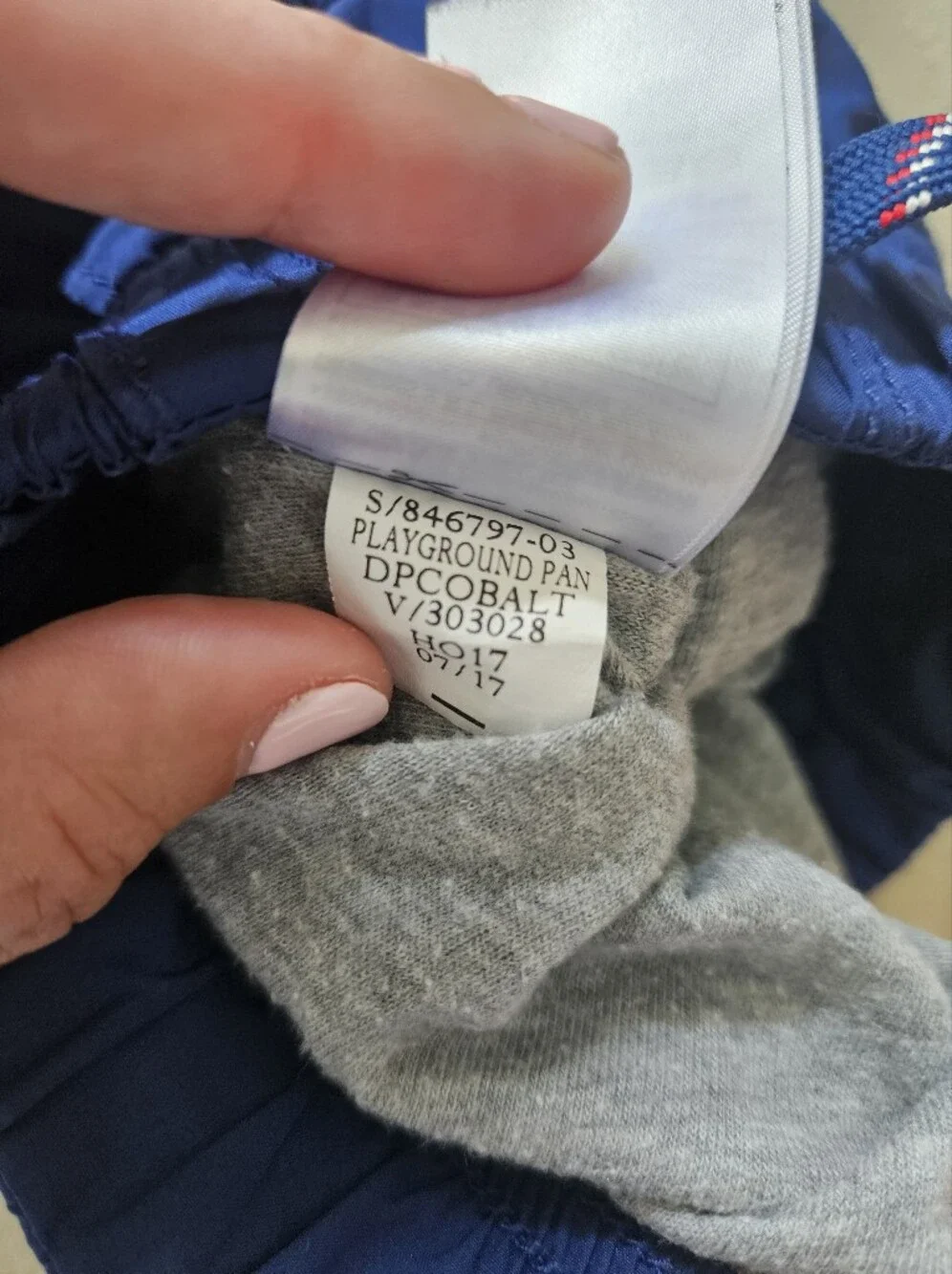 ​BabyGap Toddler Boys Blue Lined Pull-On Playground Pants Active Pants Size 2 Ye
